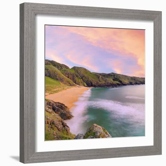 Ireland, Co.Donegal, Rosguil, Boyeeghter Bay-Shaun Egan-Framed Photographic Print