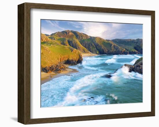 Ireland, Co.Donegal, Rosguil, Boyeeghter Bay-Shaun Egan-Framed Photographic Print