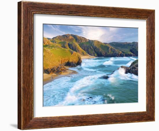 Ireland, Co.Donegal, Rosguil, Boyeeghter Bay-Shaun Egan-Framed Photographic Print