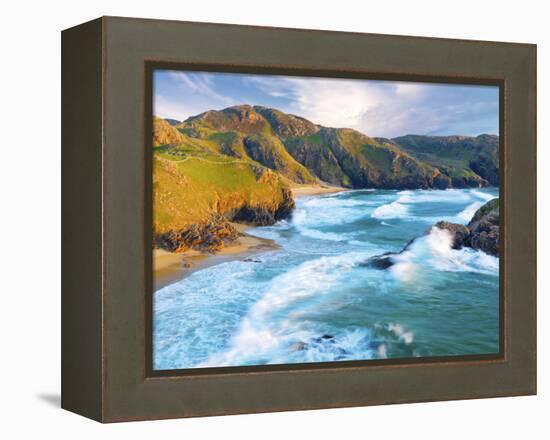 Ireland, Co.Donegal, Rosguil, Boyeeghter Bay-Shaun Egan-Framed Premier Image Canvas