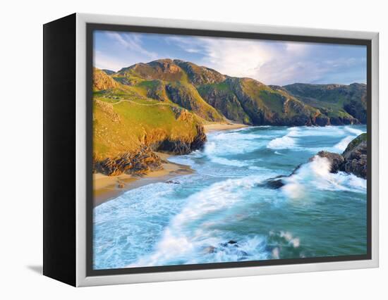 Ireland, Co.Donegal, Rosguil, Boyeeghter Bay-Shaun Egan-Framed Premier Image Canvas