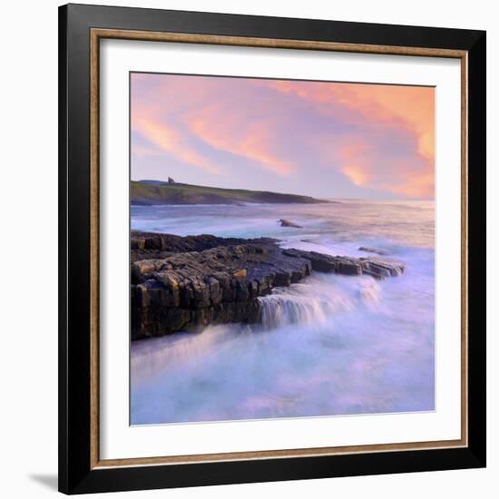 Ireland, Co.Sligo, Mullaghmore, coastline at dusk-Shaun Egan-Framed Photographic Print