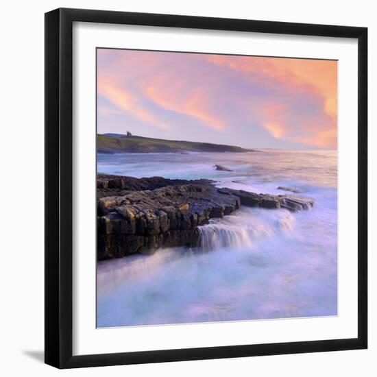 Ireland, Co.Sligo, Mullaghmore, coastline at dusk-Shaun Egan-Framed Photographic Print