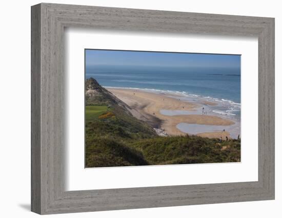 Ireland, County Antrim, Portrush of Curran Strand Beach-Walter Bibikow-Framed Photographic Print