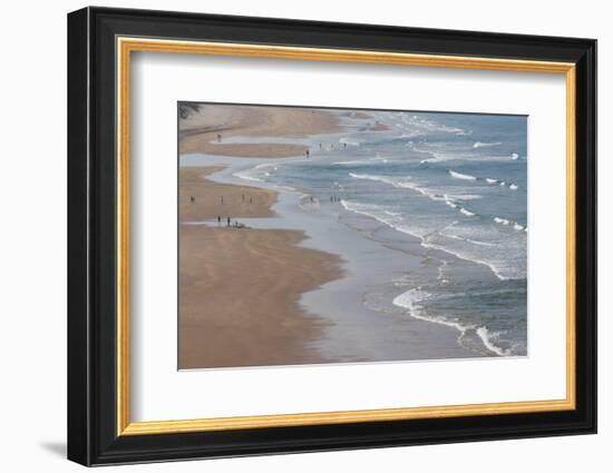 Ireland, County Antrim, Portrush of Curran Strand Beach-Walter Bibikow-Framed Photographic Print