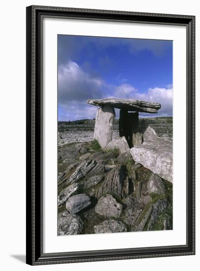 Ireland, County Clare, Burren, Poulnabrone Dolmen-null-Framed Giclee Print