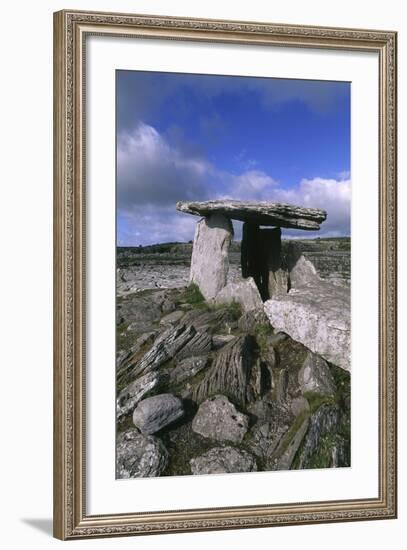 Ireland, County Clare, Burren, Poulnabrone Dolmen-null-Framed Giclee Print