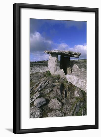 Ireland, County Clare, Burren, Poulnabrone Dolmen-null-Framed Giclee Print