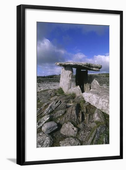 Ireland, County Clare, Burren, Poulnabrone Dolmen-null-Framed Giclee Print