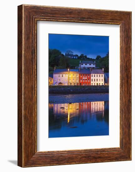 Ireland, County Cork, Bantry, harbor view, evening-Walter Bibikow-Framed Photographic Print