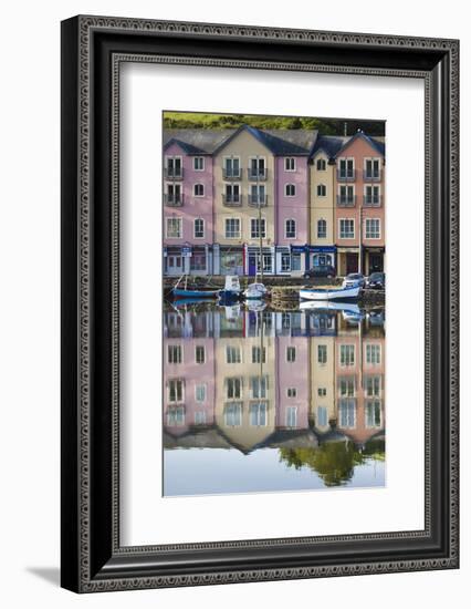 Ireland, County Cork, Bantry, harborfront buildings-Walter Bibikow-Framed Photographic Print