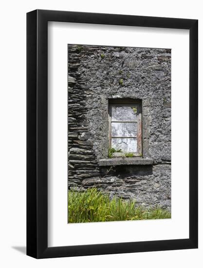 Ireland, County Cork Ring of Beara, Garnish, traditional stone house-Walter Bibikow-Framed Photographic Print