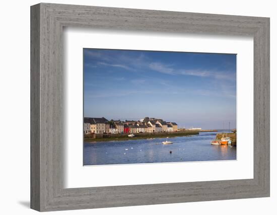 Ireland, County Galway, Galway City, port buildings of The Claddagh-Walter Bibikow-Framed Photographic Print