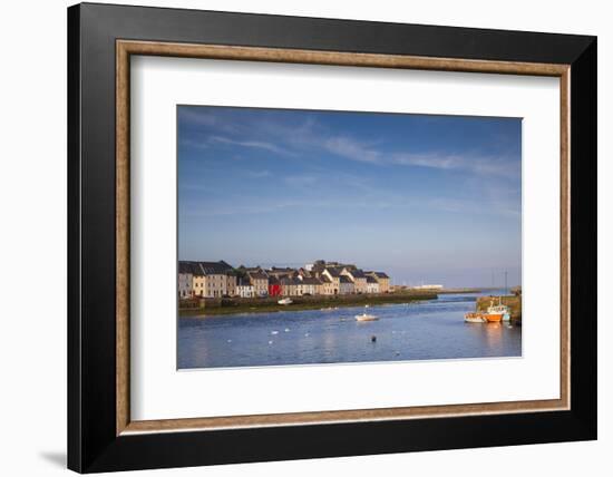 Ireland, County Galway, Galway City, port buildings of The Claddagh-Walter Bibikow-Framed Photographic Print