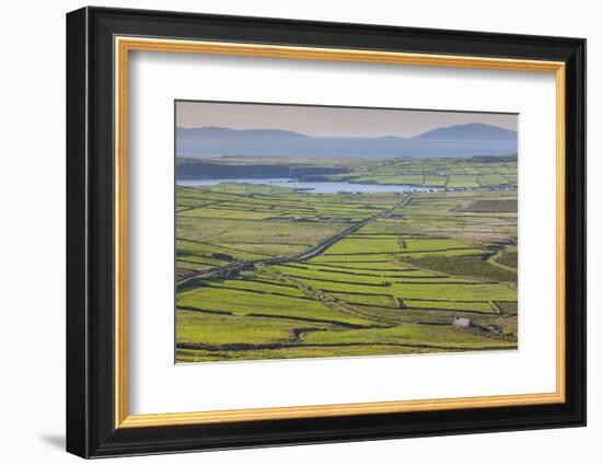 Ireland, County Kerry, Ring of Kerry, Portmagee, elevated coastal landscape-Walter Bibikw-Framed Photographic Print