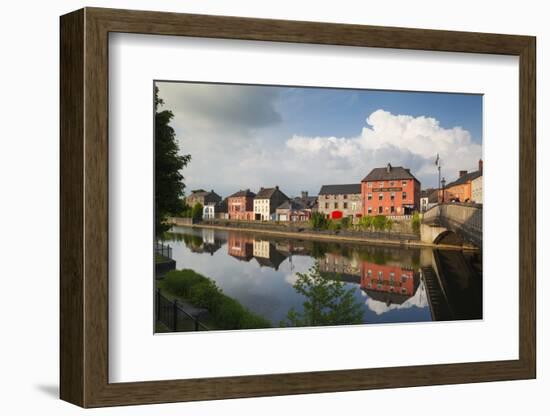 Ireland, County Kilkenny, Kilkenny City, pubs along River Nore-Walter Bibikow-Framed Photographic Print