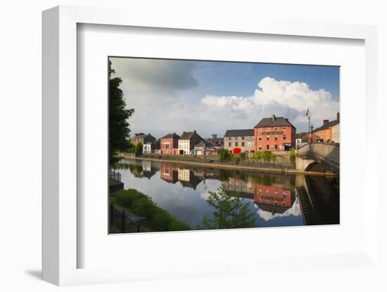 Ireland, County Kilkenny, Kilkenny City, pubs along River Nore-Walter Bibikow-Framed Photographic Print