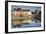 Ireland, County Kilkenny, pubs along River Nore and Kilkenny Castle-Walter Bibikow-Framed Premium Photographic Print