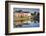 Ireland, County Kilkenny, pubs along River Nore and Kilkenny Castle-Walter Bibikow-Framed Photographic Print