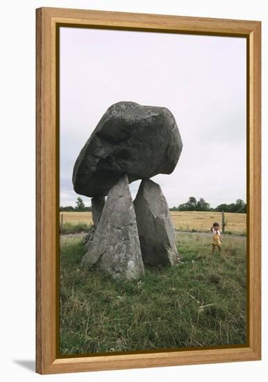 Ireland, County Louth, Ballymascanlon, Proleek Dolmen-null-Framed Premier Image Canvas