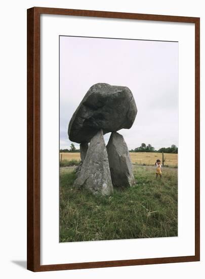 Ireland, County Louth, Ballymascanlon, Proleek Dolmen-null-Framed Giclee Print