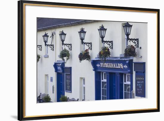 Ireland, County Wicklow, Avoca, Fitzgerald's Pub, played leading role in TV series, Ballykissangel-Walter Bibikw-Framed Photographic Print