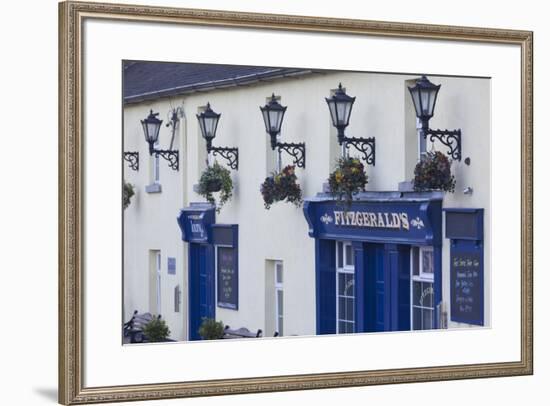 Ireland, County Wicklow, Avoca, Fitzgerald's Pub, played leading role in TV series, Ballykissangel-Walter Bibikw-Framed Photographic Print
