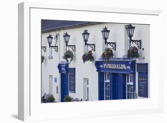 Ireland, County Wicklow, Avoca, Fitzgerald's Pub, played leading role in TV series, Ballykissangel-Walter Bibikw-Framed Photographic Print