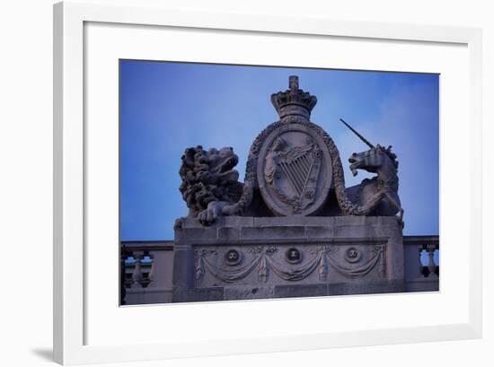 Ireland, Dublin, Detail of Ornamental Friezes on Four Courts, Which Houses Irish Supreme Court-null-Framed Giclee Print