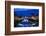 Ireland, Dublin, Ha'Penny Bridge over the River Liffey, dawn-Walter Bibikow-Framed Photographic Print