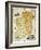 Ireland Map by C. Montague-Philip Spruyt-Framed Premium Giclee Print