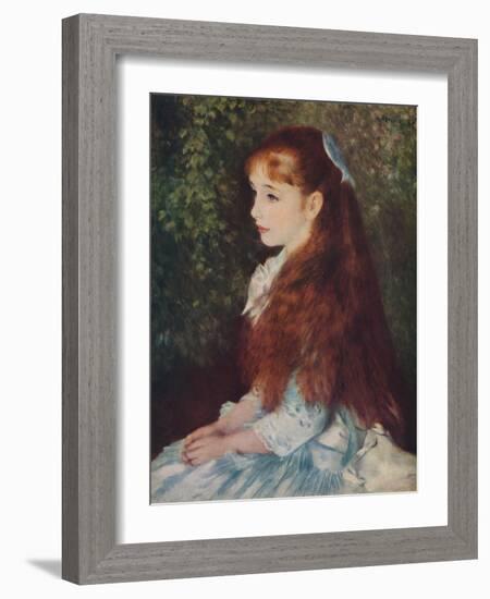 'Irene Cahen d'Anvers, (1872-1963)', 1880, (1939)-Pierre-Auguste Renoir-Framed Giclee Print