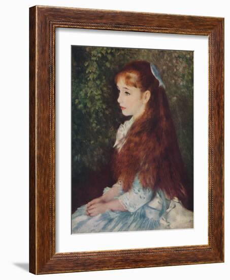 'Irene Cahen d'Anvers, (1872-1963)', 1880, (1939)-Pierre-Auguste Renoir-Framed Giclee Print