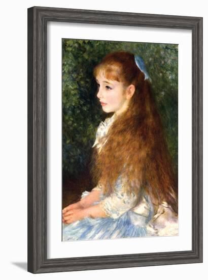 Irene Cahen D Anvers-Pierre-Auguste Renoir-Framed Art Print