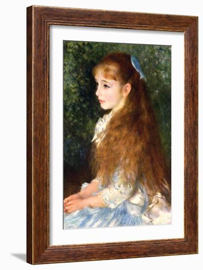 Irene Cahen D Anvers-Pierre-Auguste Renoir-Framed Art Print