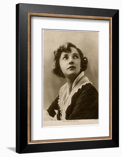 Irene Castle, Pathe-null-Framed Photographic Print