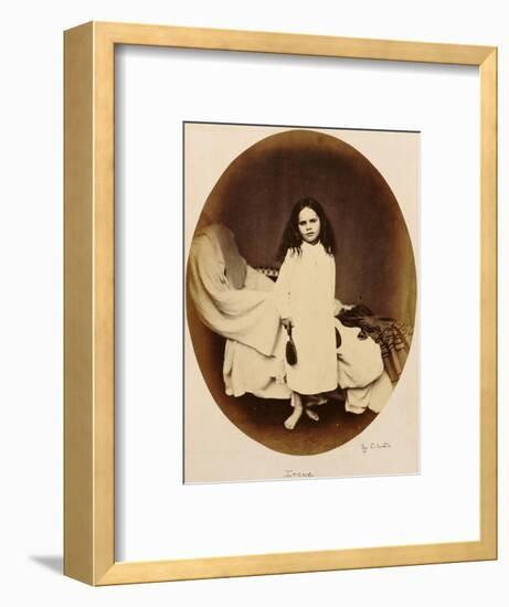 Irene, circa 1863-Lewis Carroll-Framed Premium Giclee Print