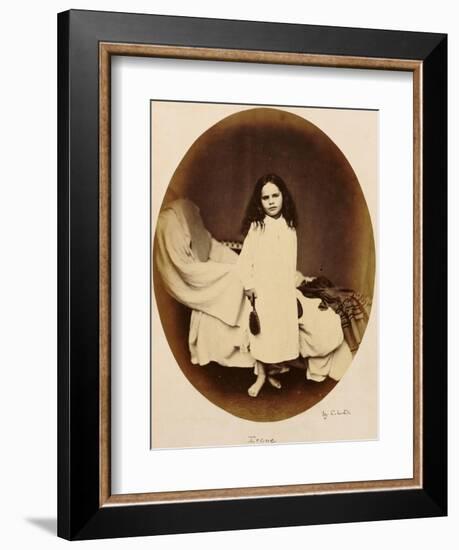 Irene, circa 1863-Lewis Carroll-Framed Premium Giclee Print