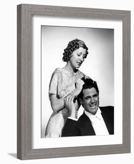 Irene Dunne; Cary Grant. "The Awful Truth" [1937], Directed by Leo Mccarey.-null-Framed Photographic Print