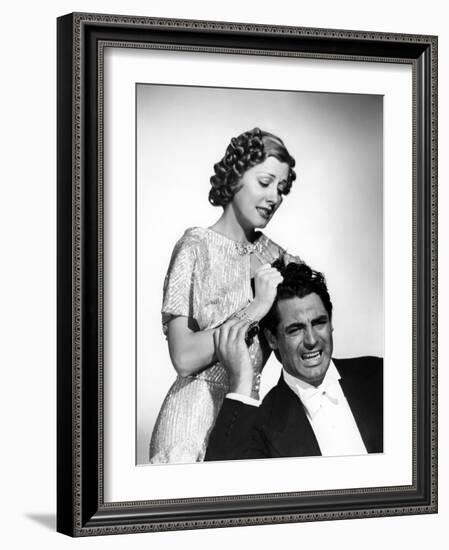Irene Dunne; Cary Grant. "The Awful Truth" [1937], Directed by Leo Mccarey.-null-Framed Photographic Print