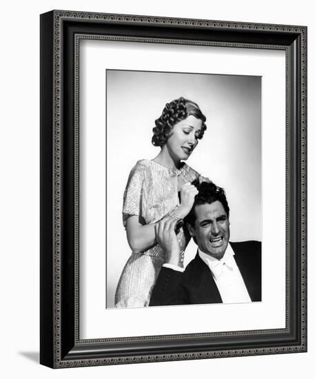 Irene Dunne; Cary Grant. "The Awful Truth" [1937], Directed by Leo Mccarey.-null-Framed Photographic Print