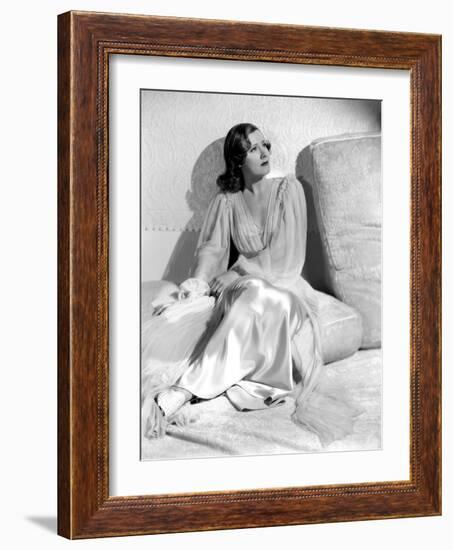 Irene Dunne. "Invitation To Happiness" [1939], Directed by Wesley Ruggles.-null-Framed Photographic Print
