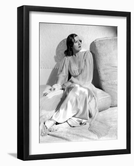 Irene Dunne. "Invitation To Happiness" [1939], Directed by Wesley Ruggles.-null-Framed Photographic Print