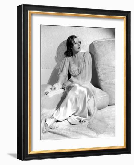 Irene Dunne. "Invitation To Happiness" [1939], Directed by Wesley Ruggles.-null-Framed Photographic Print