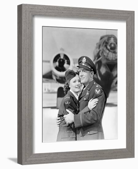 Irene Dunne; Spencer Tracy. "A Guy Named Joe" [1943], Directed by Victor Fleming.-null-Framed Photographic Print