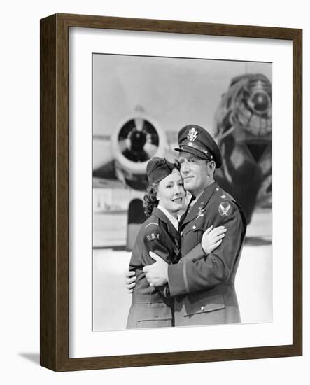 Irene Dunne; Spencer Tracy. "A Guy Named Joe" [1943], Directed by Victor Fleming.-null-Framed Photographic Print