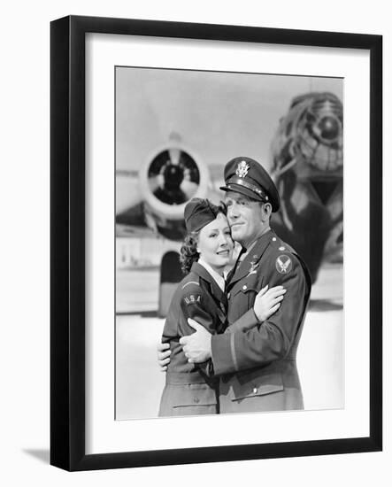 Irene Dunne; Spencer Tracy. "A Guy Named Joe" [1943], Directed by Victor Fleming.-null-Framed Photographic Print