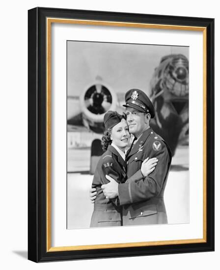 Irene Dunne; Spencer Tracy. "A Guy Named Joe" [1943], Directed by Victor Fleming.-null-Framed Photographic Print