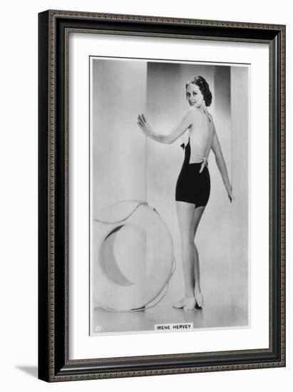 Irene Hervey, American Film Actress, C1938-null-Framed Giclee Print