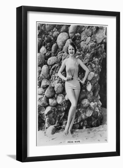 Irene Ware, American Film Actress, C1938-null-Framed Giclee Print